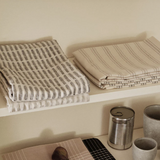 Charlested Recycled Cotton Grey Tea Towel | Set of Two
