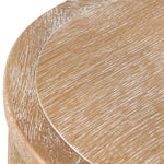 Clara Reclaimed Oak Dining Chair seat texture detail