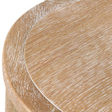 Clara Reclaimed Oak Dining Chair seat texture detail