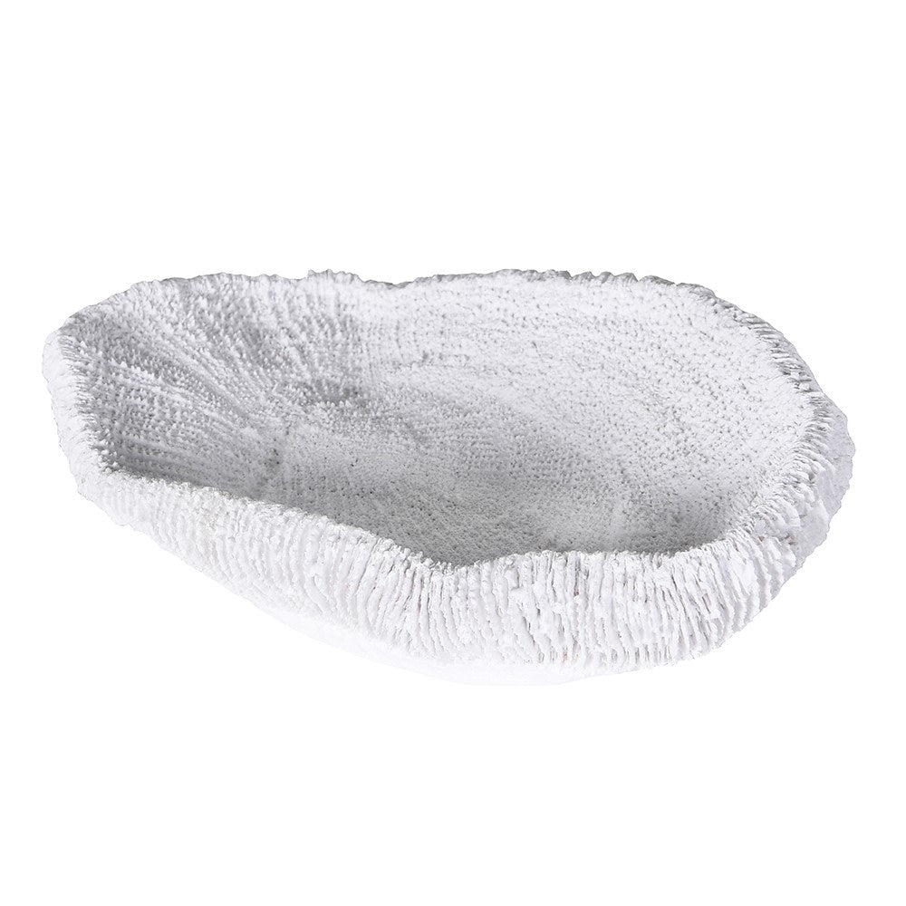 Coastal-inspired white coral bowl