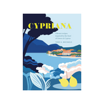 Book cover featuring a Greek village by the sea