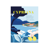 Book cover featuring a Greek village by the sea