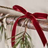 Crimson Red Velvet Ribbon