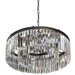 Transform any room into a luxurious and sophisticated space with our Crystal Chandelier. The sparkling crystals will catch your eye and create a mesmerizing effect, while providing ample lighting and ambiance. Elevate your home's aesthetic and impress your guests with this elegant and timeless addition to your décor.