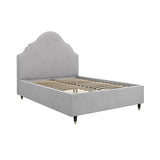 Denning double and king size upholstered bed frame front view