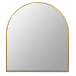 A beautiful arched mirror with a soft gold frame.

Dimensions:

H 90cm W 80cm

10kgs