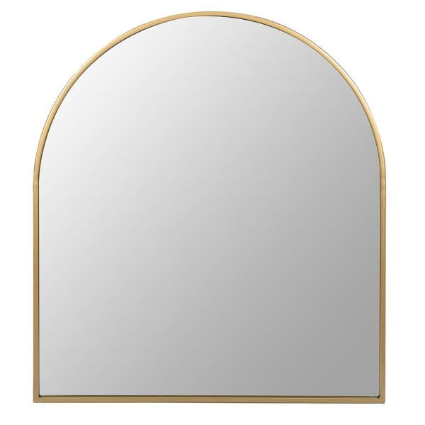 A beautiful arched mirror with a soft gold frame.

Dimensions:

H 90cm W 80cm

10kgs