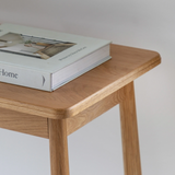 Edmund Oak Console Table Solid Wood Hallway Table