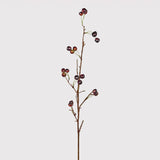 Charles Ted Elegant Faux Wild Cherry Berry Spray Stem