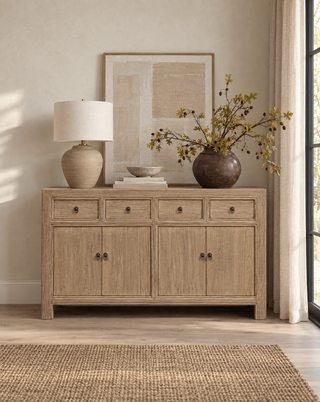 Abingdon Four Door Elm Cabinet