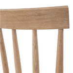 Oak chair backrest with vertical slats – Eton design
