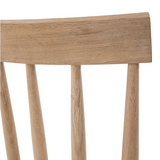 Oak chair backrest with vertical slats – Eton design