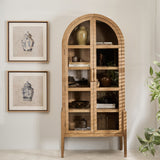 Oslo Arched Cabinet with Glass Doors