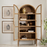 Oslo Arched Cabinet with Glass Doors