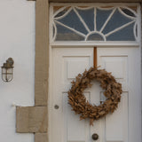Charles Ted Autumn Rustic Brown Dried Leaf Wreath | 60cm