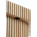 Fluted Console Table Mango Wood