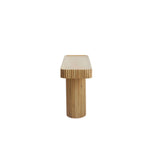 Fluted Console Table Mango Wood