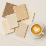 Fabric Samples featuring a coffee