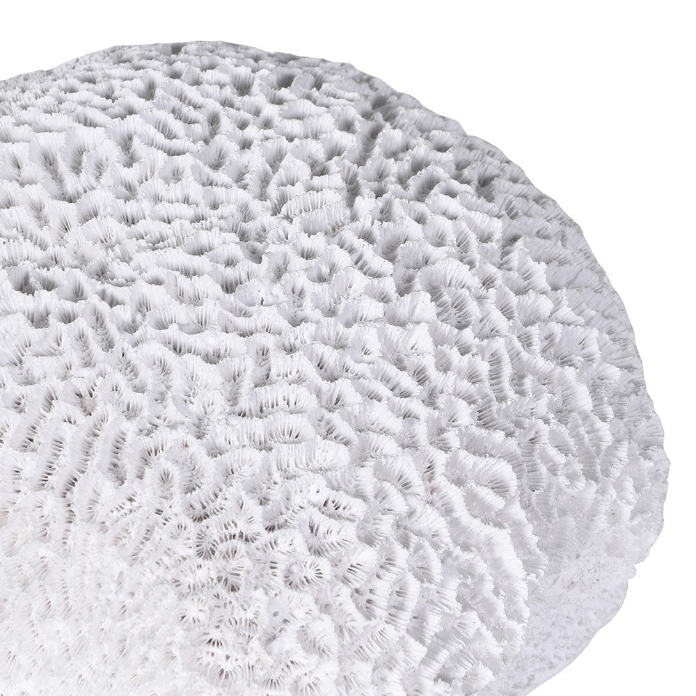 Close-up of faux coral detailing
