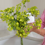 Faux Lady's Mantle Spray | Green