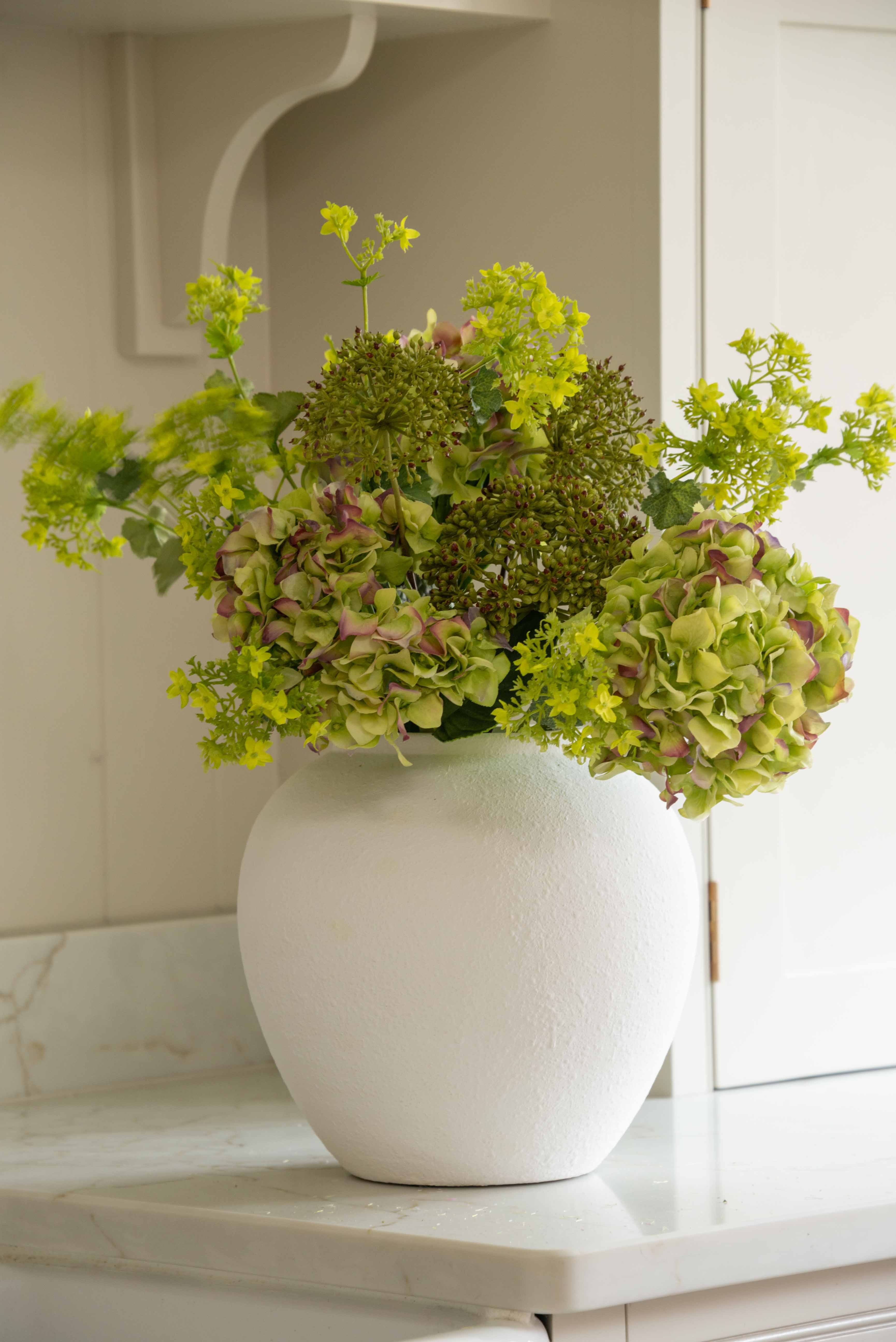 Faux Lady's Mantle Spray | Green