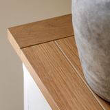 Florence 3 Drawer Chest in oak and white