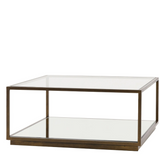 Charles Ted Geneva Glass Coffee Table