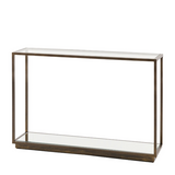 Charles Ted Geneva Glass Console Table