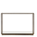 Charles Ted Geneva Glass Console Table