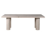 Hamptons-inspired rectangular dining table in solid pine