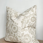A stunning cotton cushion with a beautiful floral print detailing.