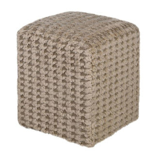 Ilmington Houndstooth Cube Stool