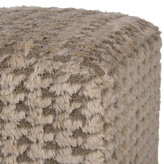 Ilmington Houndstooth Cube Stool