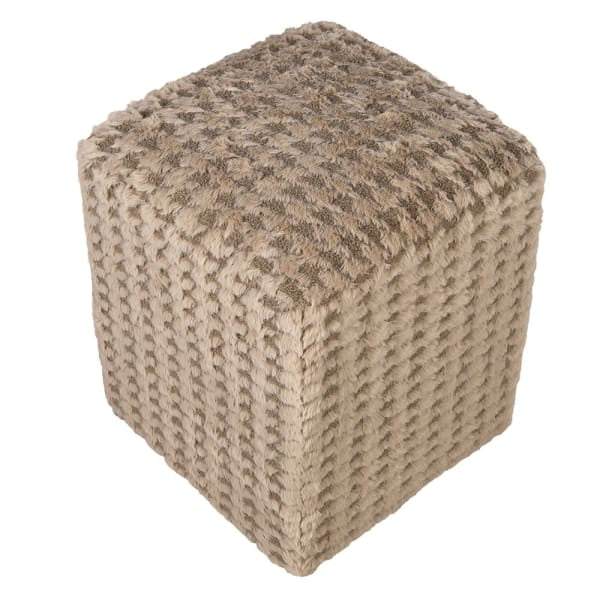Ilmington Houndstooth Cube Stool