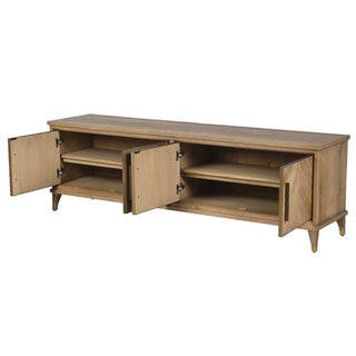 Windrush Herringbone Reclaimed Oak TV Unit | 4 Door