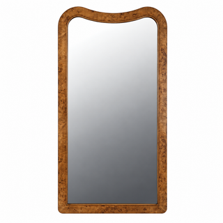 Owlpen Curved Burl Wall Mirror | Full Length