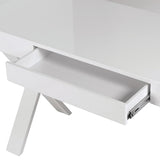 White Desk with Drawers