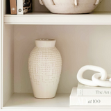 Charles Ted Delicate White Ceramic Vase