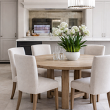 Charles Ted Sierra Reclaimed Elm Round Dining Table