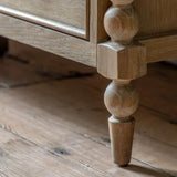 Charles Ted Antoine 7-Drawer Dresser | Limewashed Oak & Oak Veneer