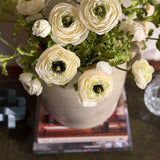Charles Ted Elegant Faux White Real Feel Ranunculus