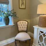 Charles Ted Avignon Linen Dining Chair