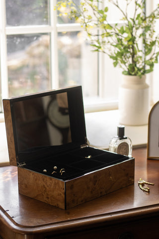 Burl Jewellery Box