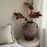 Charles Ted Antiqued Terracotta Urn Short