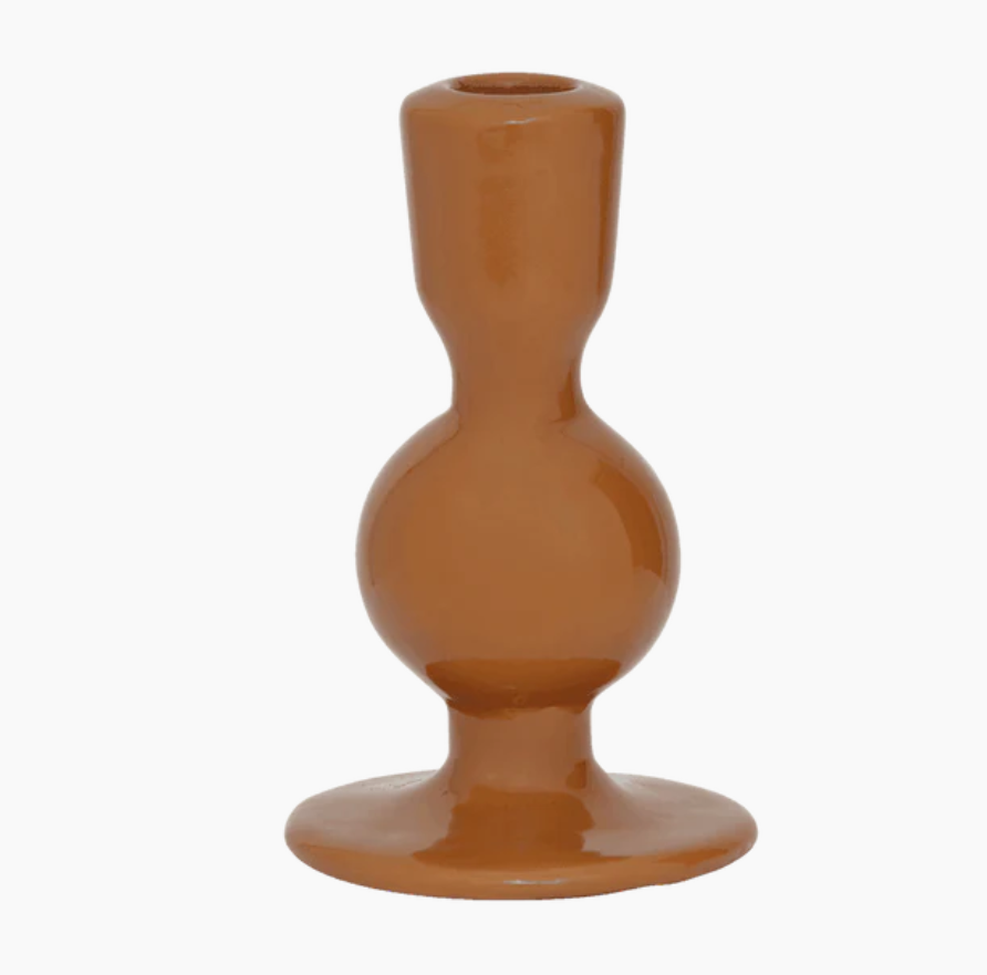 Iman Eco Friendly Candleholder | Warm Rust
