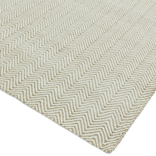 Ives jute flatweave rug in natural, texture detail