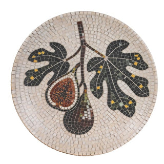 Mosaic Fig Dinner Plates, Set of Four