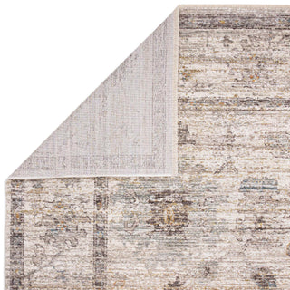 Jasper traditional rug in beige, detail of the antique-inspired pattern