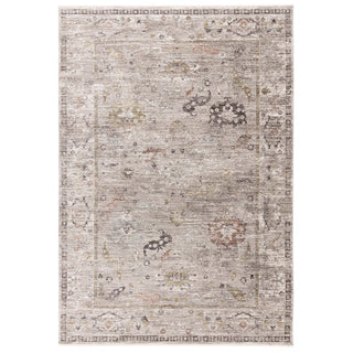 Jasper traditional rug in grey, full flat view