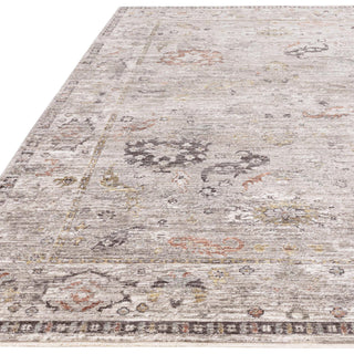 Jasper traditional rug in grey, detail of the antique-inspired pattern